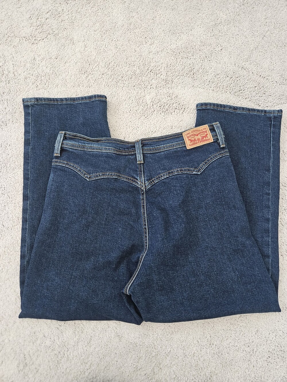 Levis | Ribcage Straight Ankle Pocketless Button Fly Denim Jeans Womens 32